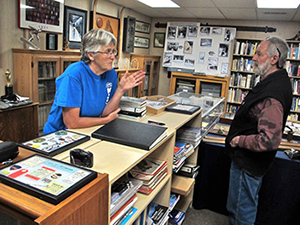 Visitors to the Library