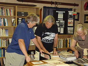 Visitors to the Library