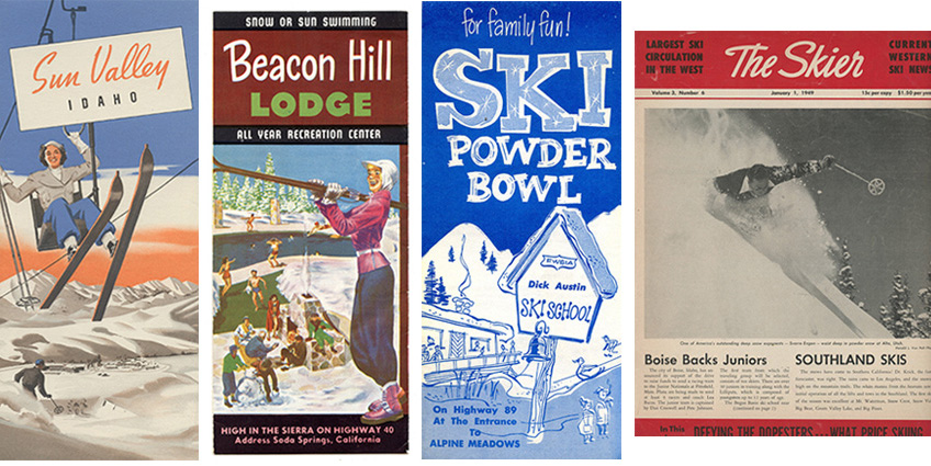 Sun Valley, The Skier, Beacon Hill Lodge and Ski Powder Bowl